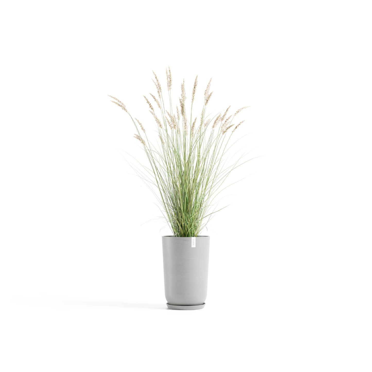 Kruka Oslo hög 52cm vit grå