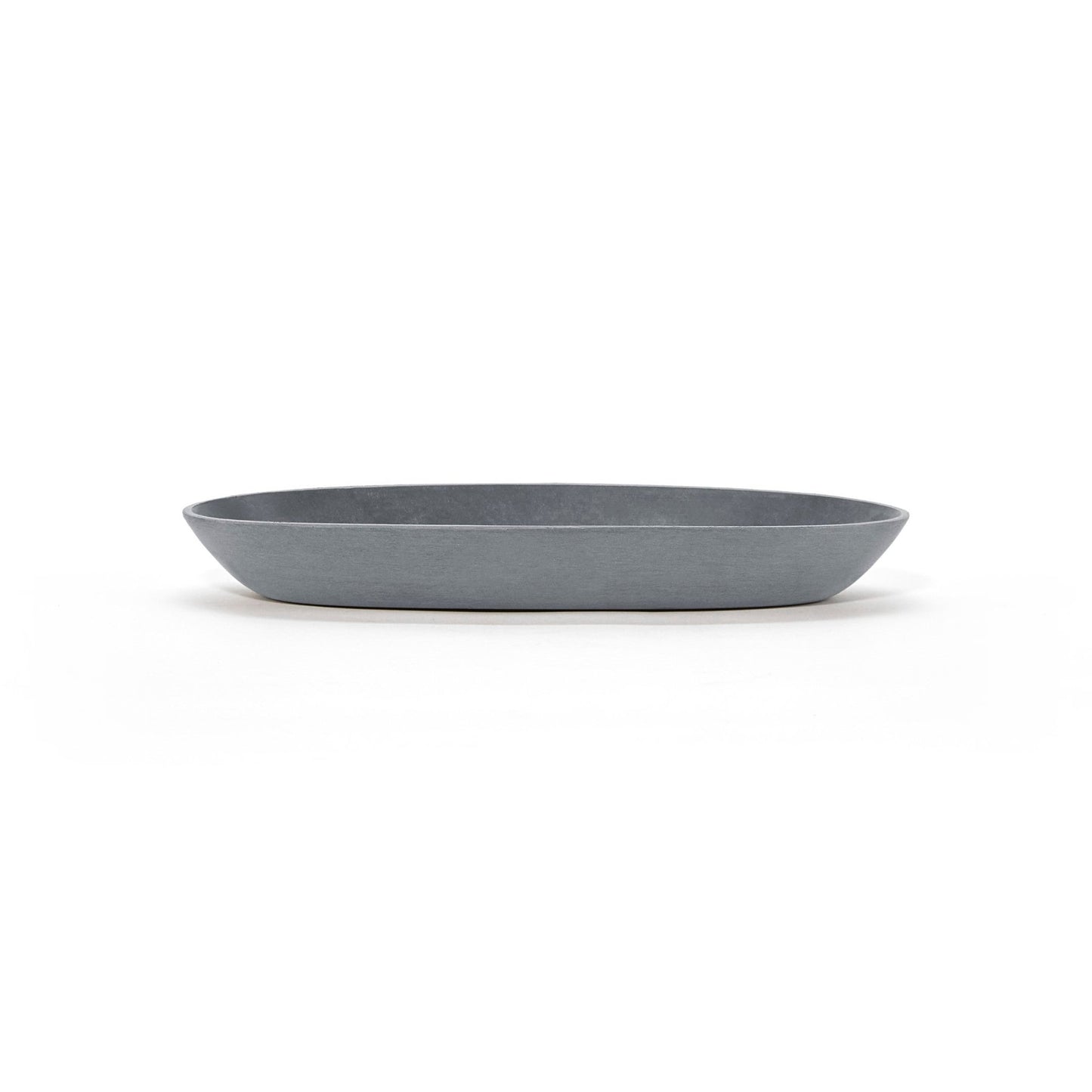Kukkaruukku - Ecopots - Aluslautanen Sofia 30cm siniharmaa - Ecopots - Uuden aikakauden kukkaruukku kierrätysmateriaalista
