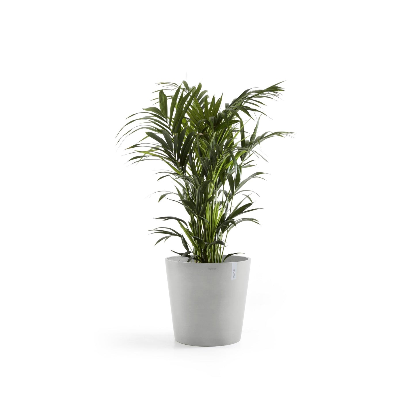 Kukkaruukku - Ecopots - Amsterdam 60cm valkoharmaa - Ecopotskauppa - Uuden aikakauden kukkaruukku
