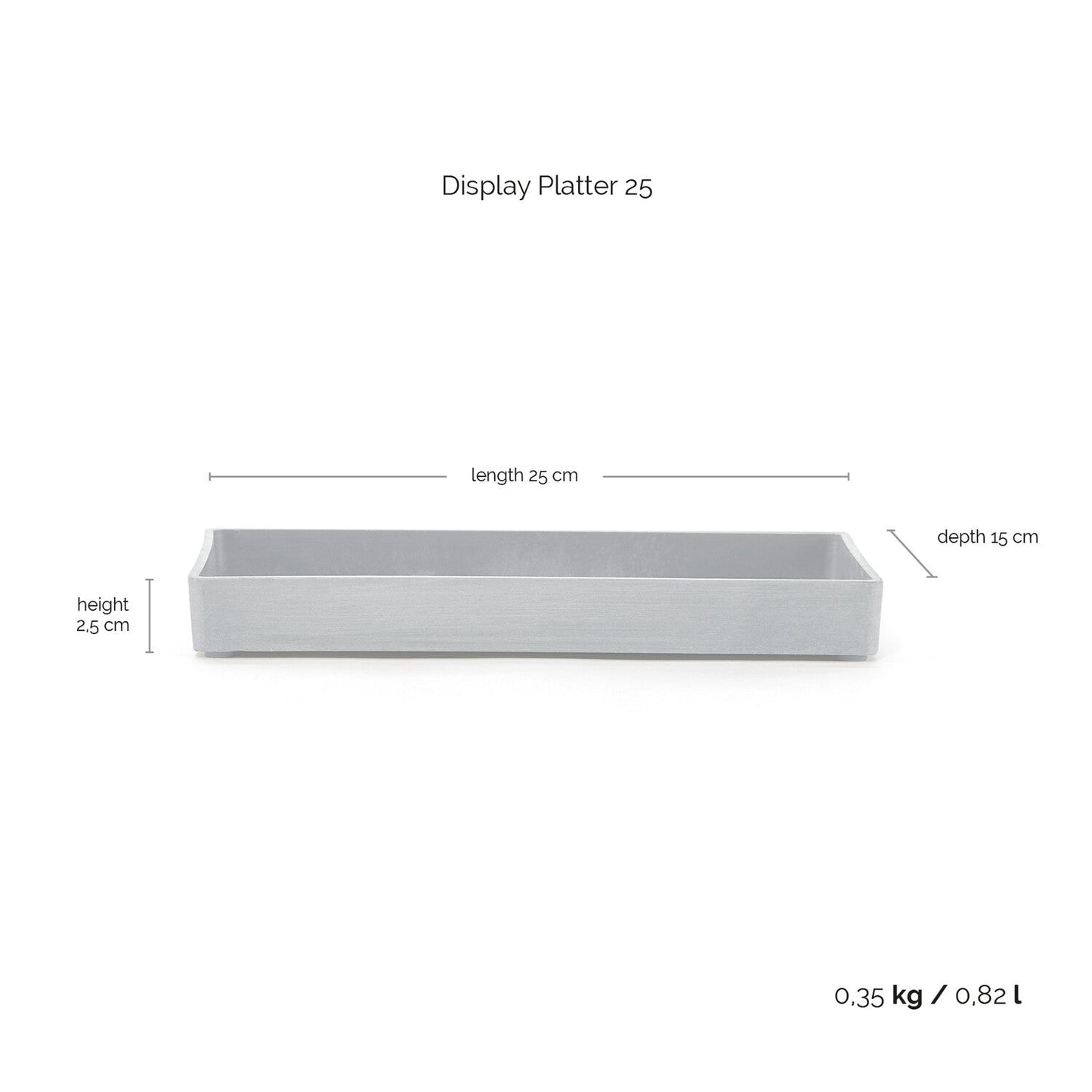 Kukkaruukku - Ecopots - Esillepanotarjotin 25cm tummansininen - Ecopotskauppa - Uuden aikakauden kukkaruukku