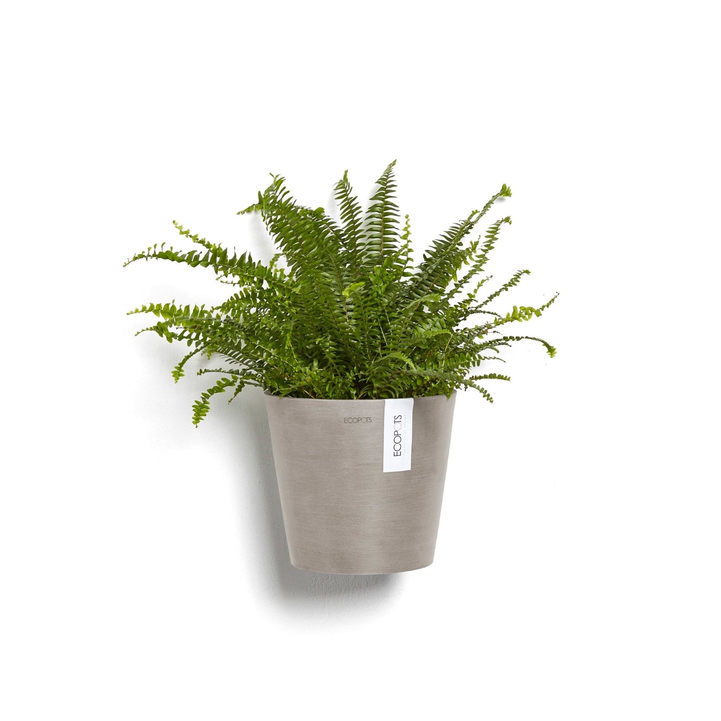 Kukkaruukku - Ecopots - Kukkaruukku Amsterdam 20cm seinälle taupe - Ecopots - Uuden aikakauden kukkaruukku kierrätysmateriaalista