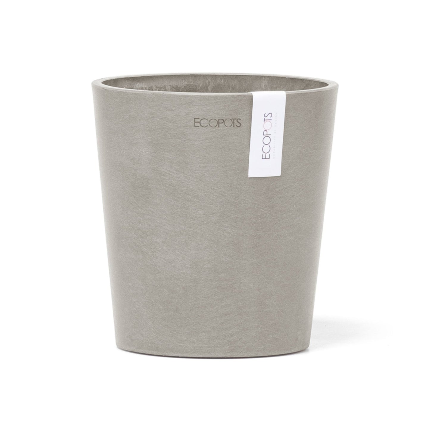 Kukkaruukku - Ecopots - Kukkaruukku Morinda 14cm taupe - Ecopots - Uuden aikakauden kukkaruukku kierrätysmateriaalista