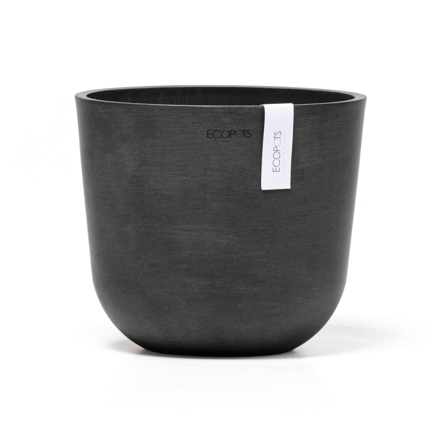 Kukkaruukku - Ecopots - Oslo 19cm tummanharmaa - Ecopotskauppa - Uuden aikakauden kukkaruukku