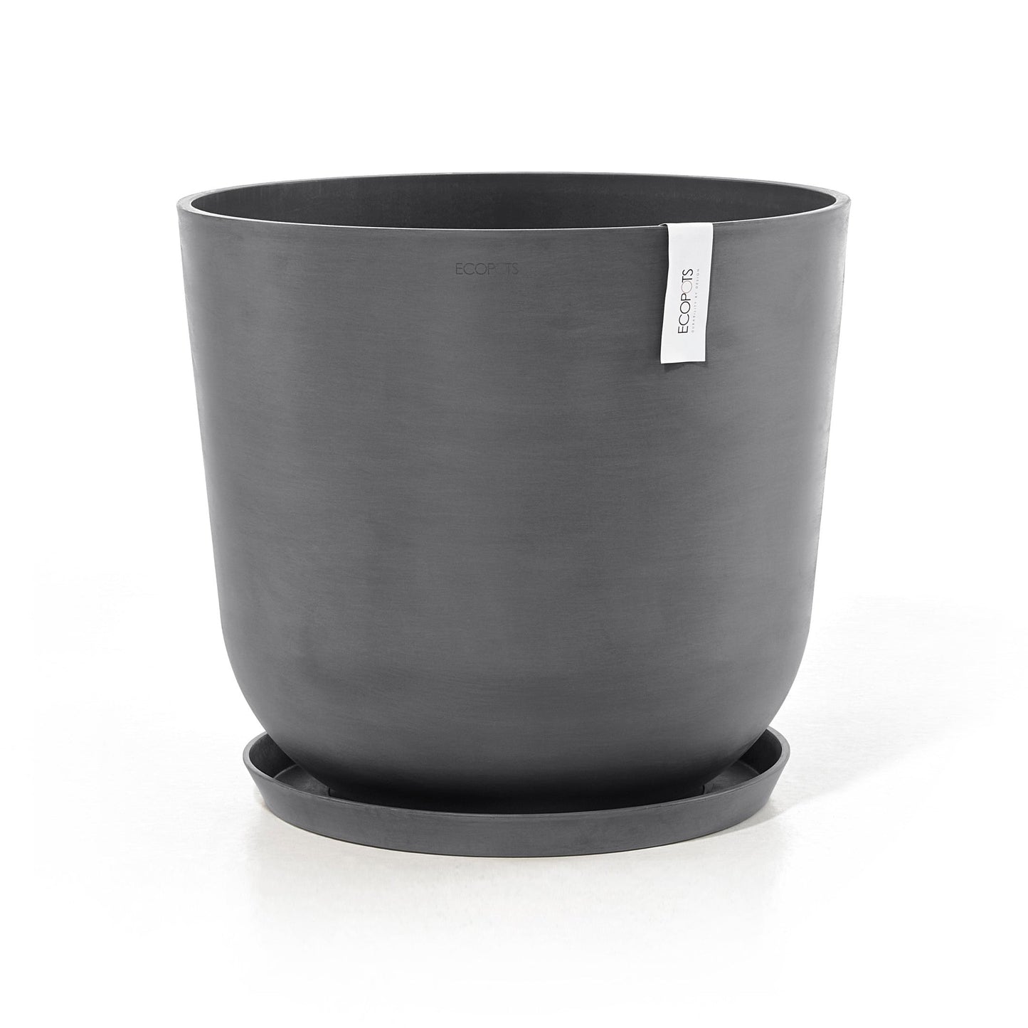 Kukkaruukku - Ecopots - Oslo 55cm harmaa - Ecopotskauppa - Uuden aikakauden kukkaruukku