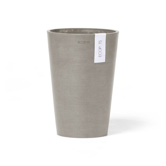 Kukkaruukku - Ecopots - Pisa 17,5cm taupe - Ecopotskauppa - Uuden aikakauden kukkaruukku