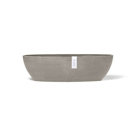 Kukkaruukku - Ecopots - Sofia pitkä 56cm taupe - Ecopotskauppa - Uuden aikakauden kukkaruukku