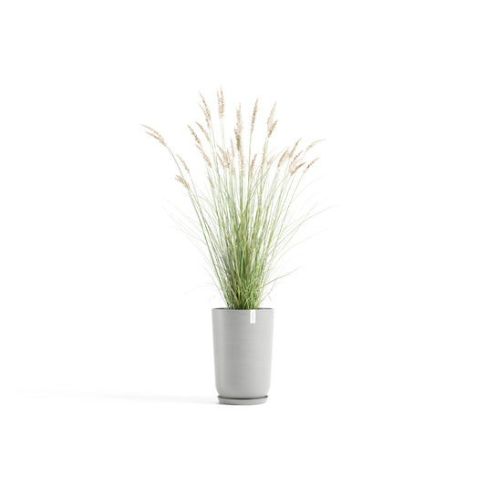 Kruka Oslo hög 52cm vit grå