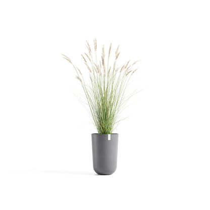 Kruka Oslo hög 52cm grå