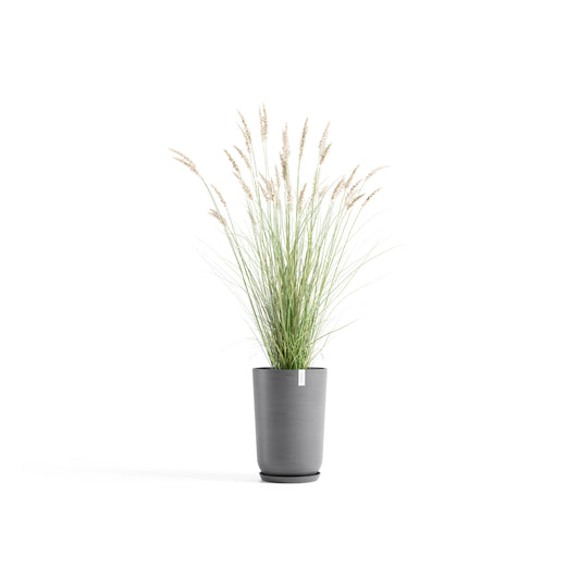 Kruka Oslo hög 52cm grå