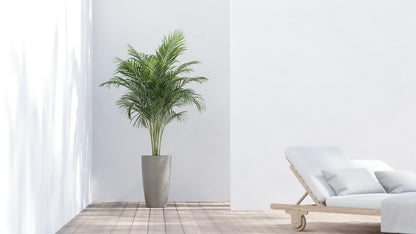 Kukkaruukku Tukholma korkea 60cm taupe – tunnelmakuva