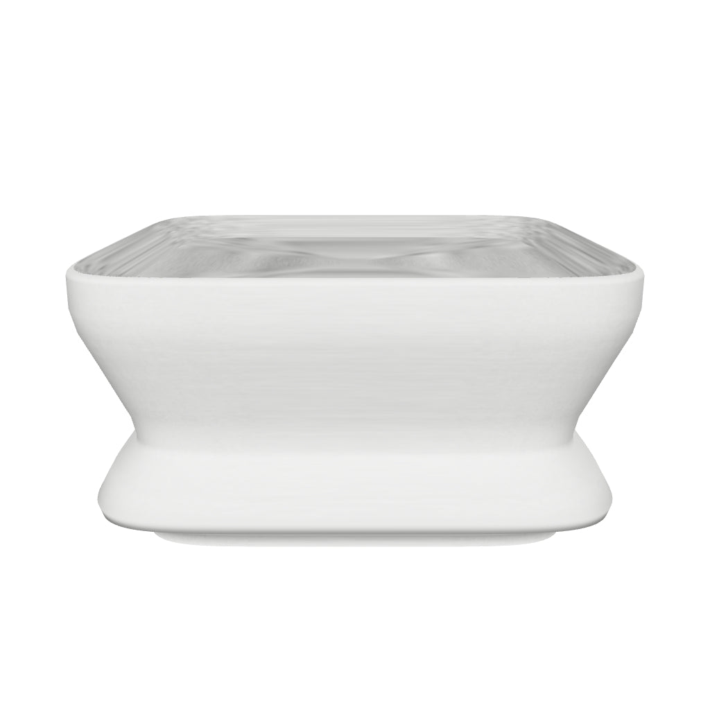 Kukkaruukku Berliini 25cm valkoharmaa – 3D-malli