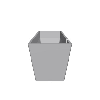 Kukkaruukku Bruge 45cm harmaa – 3D-malli