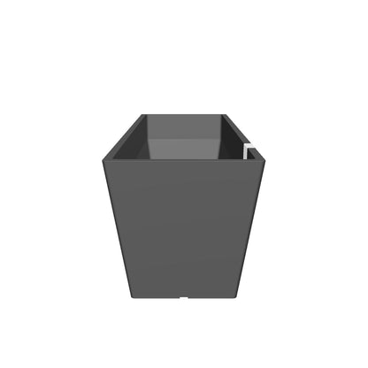 Kukkaruukku Bruge 45cm tummanharmaa – 3D-malli