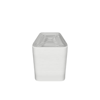 Kukkaruukku Bruge 55cm valkoharmaa – 3D-malli