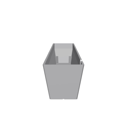 Kukkaruukku Bruge 80cm harmaa – 3D-malli