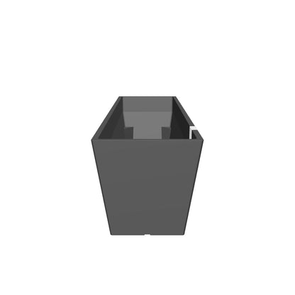 Kukkaruukku Bruge ripustettava 55cm tummanharmaa – 3D-malli