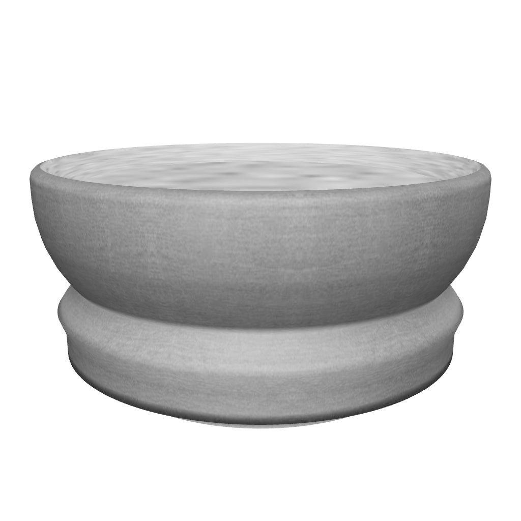 Kukkaruukku Brysseli 25cm harmaa – 3D-malli
