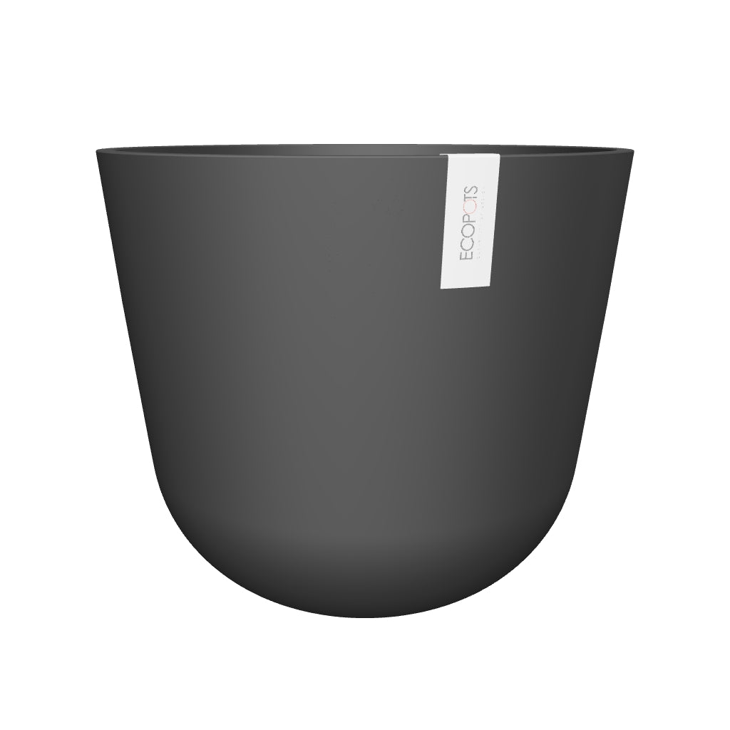 Kukkaruukku Oslo 25cm tummanharmaa – 3D-malli