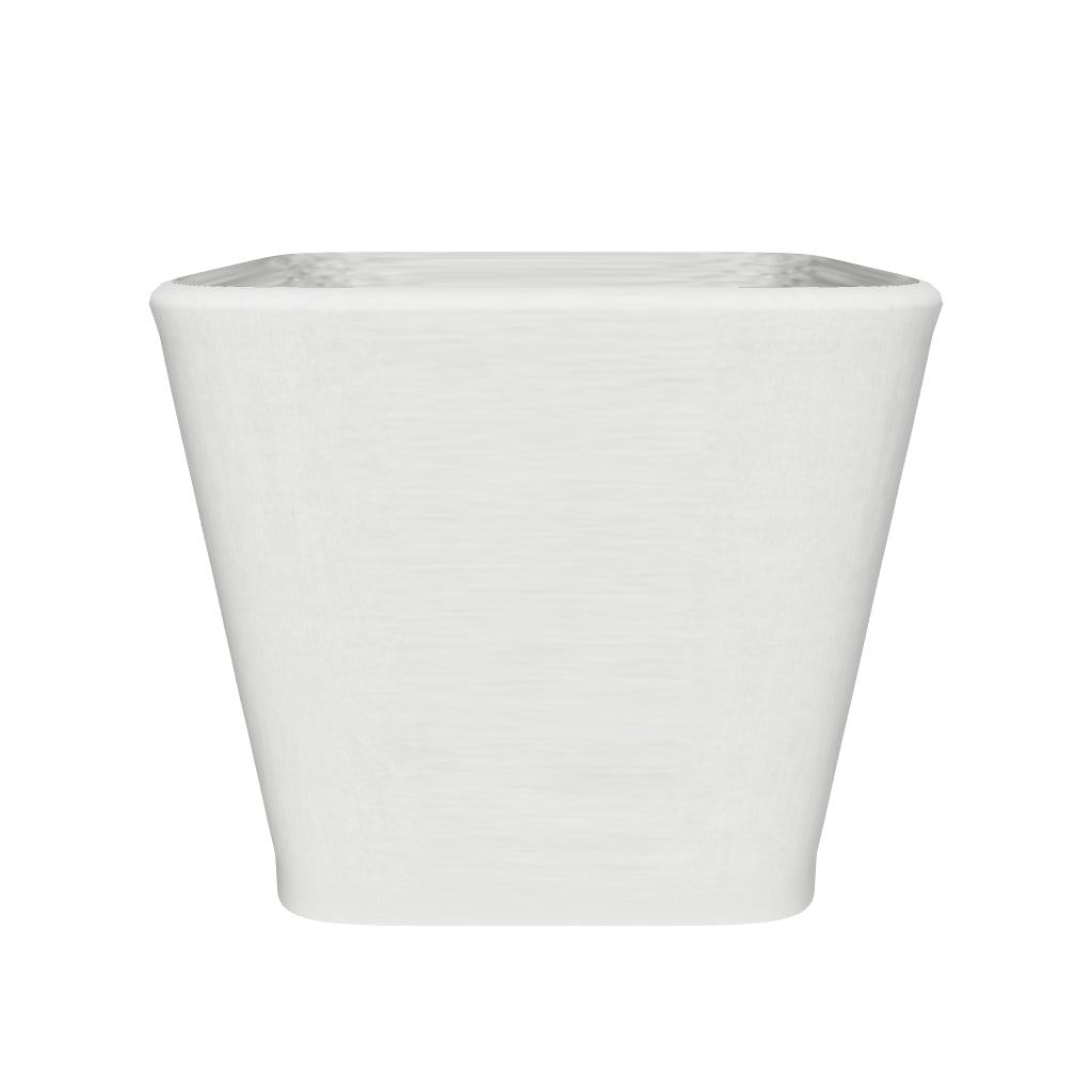 Kukkaruukku Rotterdam 20cm valkoharmaa – 3D-malli