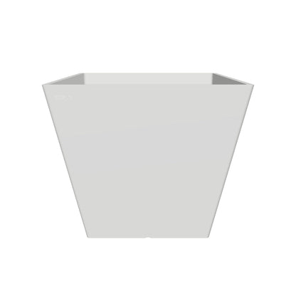 Kukkaruukku Rotterdam 50cm valkoharmaa – 3D-malli
