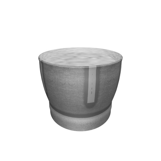 Kukkaruukku Sofia 43cm harmaa – 3D-malli