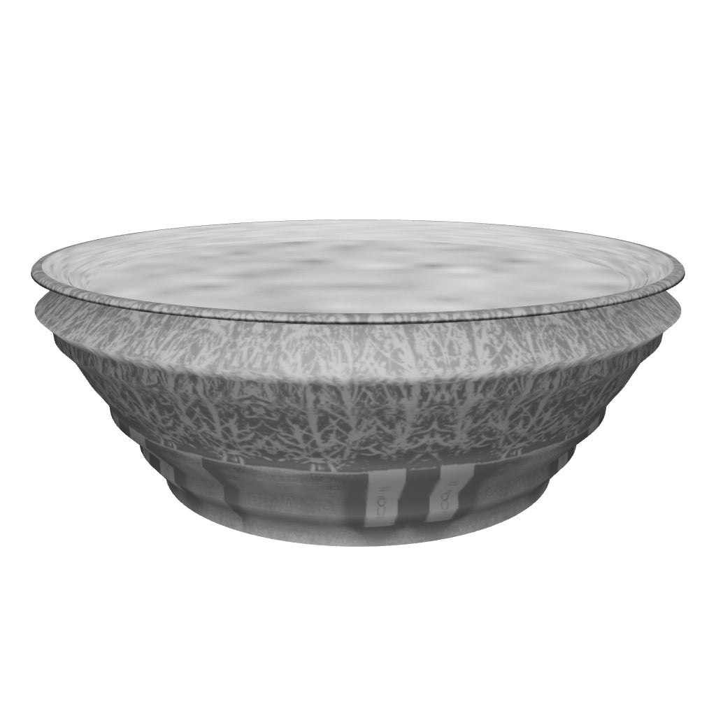 Kukkaruukku Vienna 70cm harmaa – 3D-malli