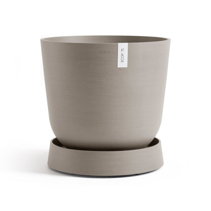 Aluslautanen Oslo pyörillä 55cm taupe – aluslautasen kanssa