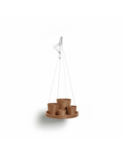 Aluslautanen ripustettava 36cm terracotta – aluslautasen kanssa