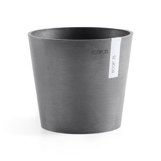 Kukkaruukku - Ecopots - Amsterdam 17cm harmaa - Ecopotskauppa - Uuden aikakauden kukkaruukku