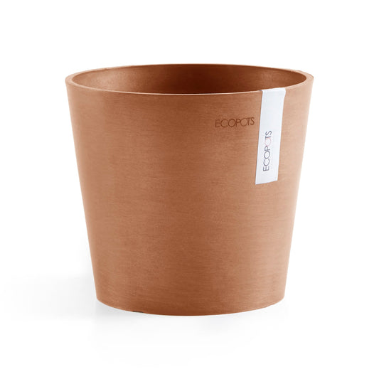 Kukkaruukku - Ecopots - Amsterdam 17cm terracotta - Ecopotskauppa - Uuden aikakauden kukkaruukku