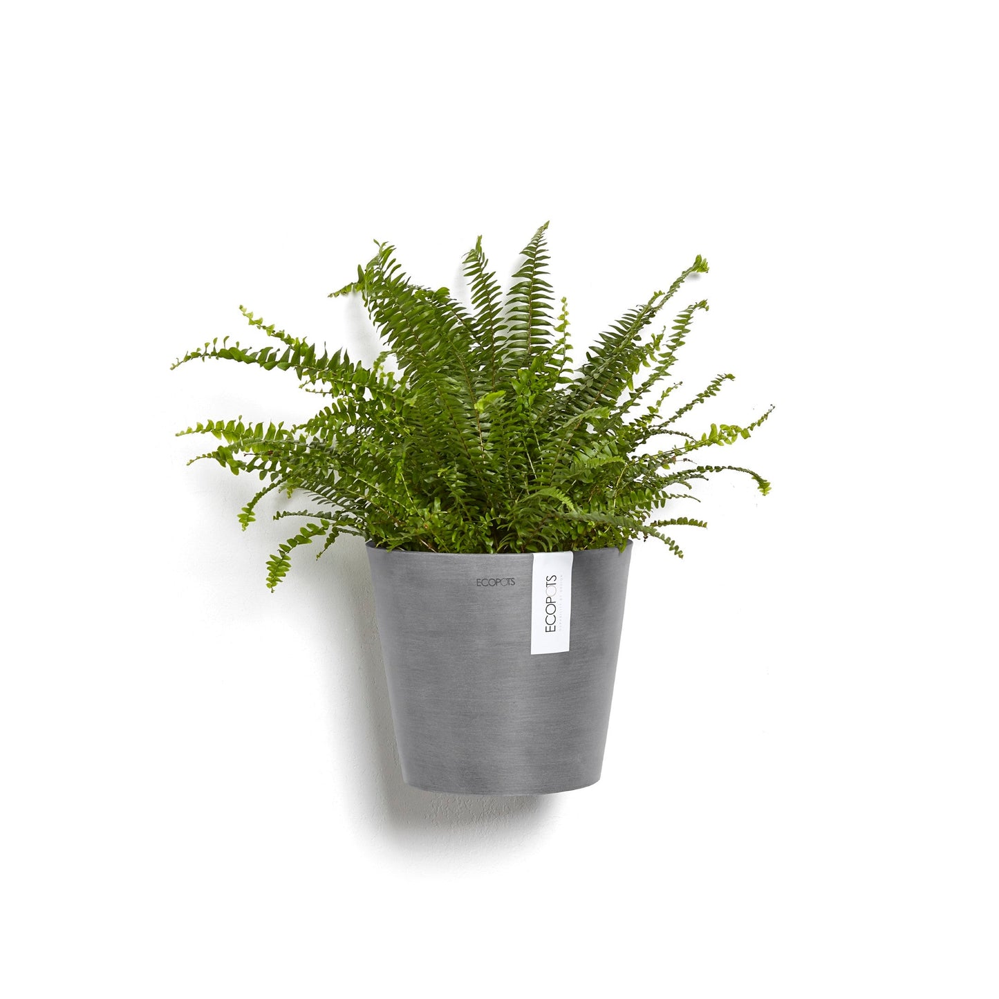 Kukkaruukku - Ecopots - Amsterdam 20cm seinäruukku harmaa - Ecopotskauppa - Uuden aikakauden kukkaruukku