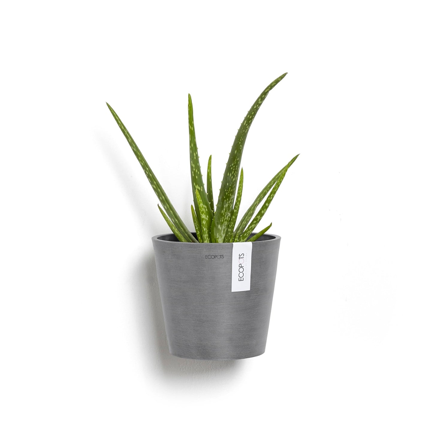 Kukkaruukku - Ecopots - Amsterdam 20cm seinäruukku harmaa - Ecopotskauppa - Uuden aikakauden kukkaruukku