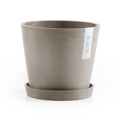Kukkaruukku - Ecopots - Amsterdam 20cm taupe - Ecopotskauppa - Uuden aikakauden kukkaruukku