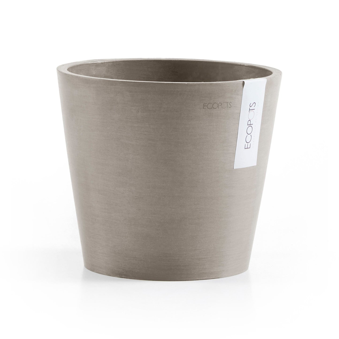 Kukkaruukku - Ecopots - Amsterdam 20cm taupe - Ecopotskauppa - Uuden aikakauden kukkaruukku