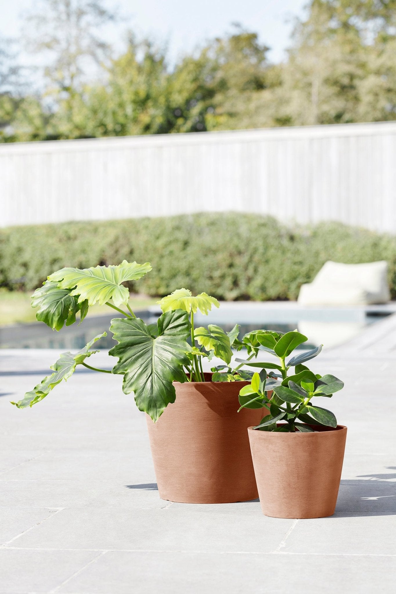 Kukkaruukku - Ecopots - Amsterdam 20cm terracotta - Ecopots - Uuden aikakauden kukkaruukku kierrätysmateriaalista