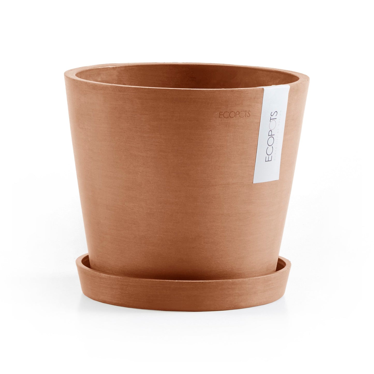 Kukkaruukku - Ecopots - Amsterdam 20cm terracotta - Ecopotskauppa - Uuden aikakauden kukkaruukku