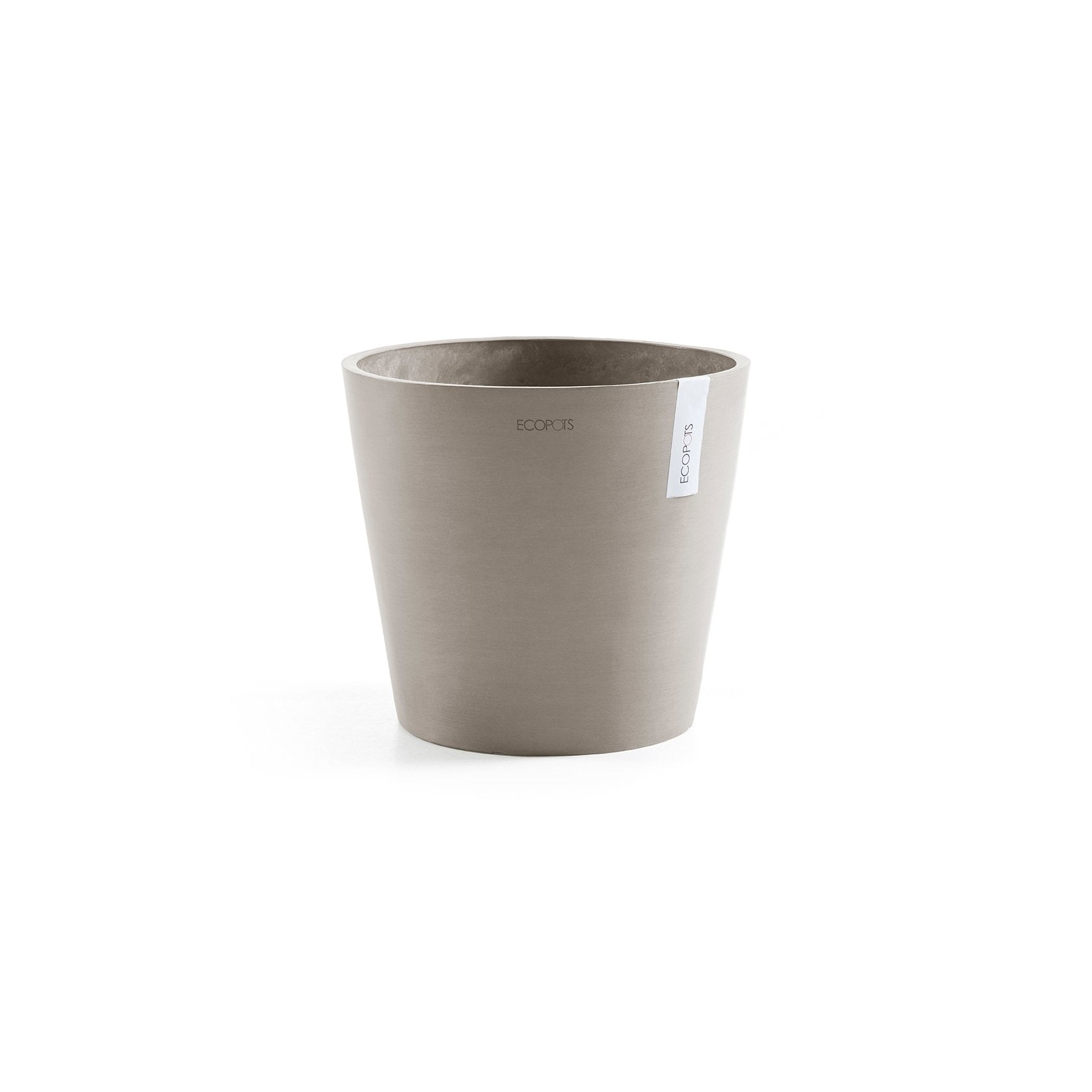 Kukkaruukku - Ecopots - Amsterdam 25cm taupe - Ecopotskauppa - Uuden aikakauden kukkaruukku