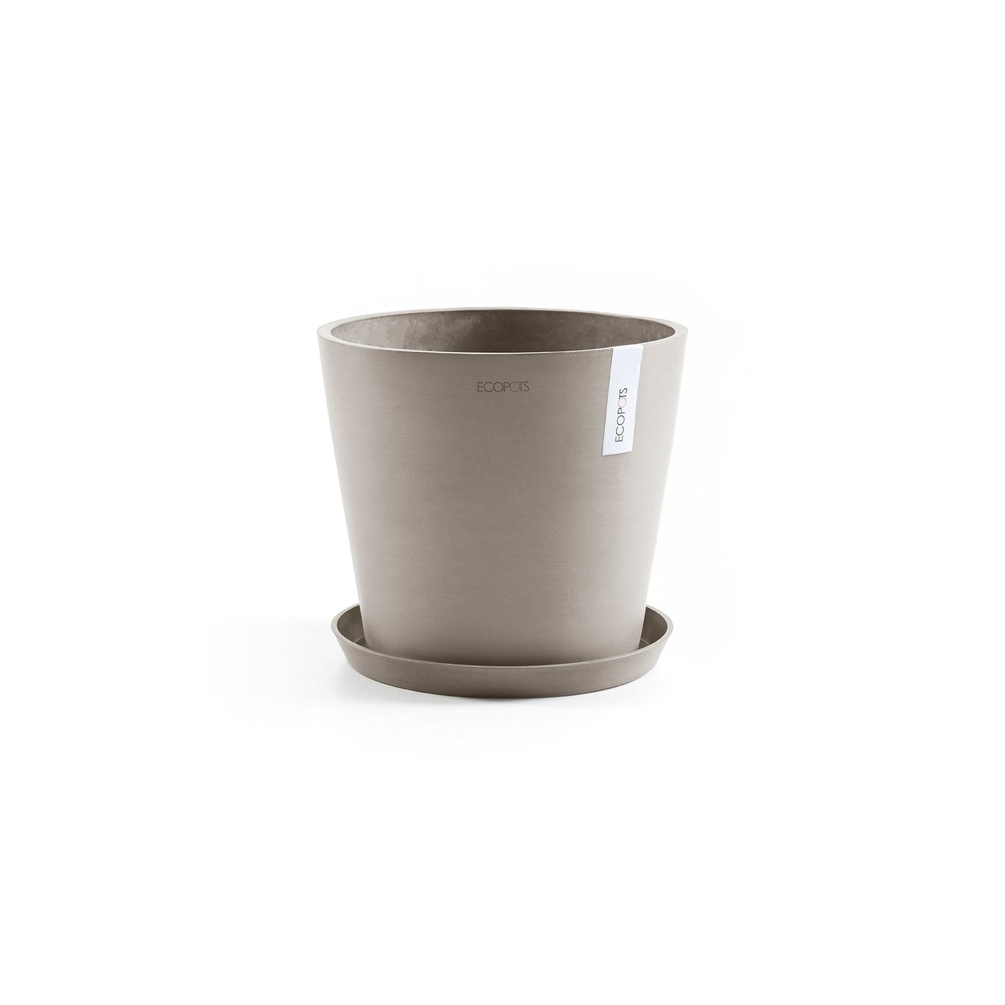 Kukkaruukku - Ecopots - Amsterdam 25cm taupe - Ecopotskauppa - Uuden aikakauden kukkaruukku