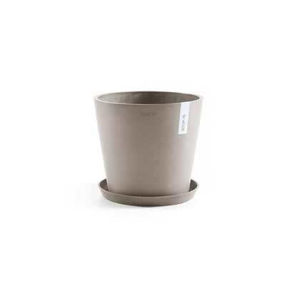 Kukkaruukku Amsterdam 25cm taupe – mittapiirros 2
