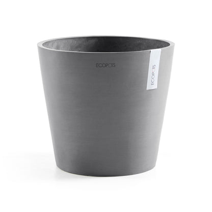 Kukkaruukku - Ecopots - Amsterdam 30cm harmaa - Ecopotskauppa - Uuden aikakauden kukkaruukku