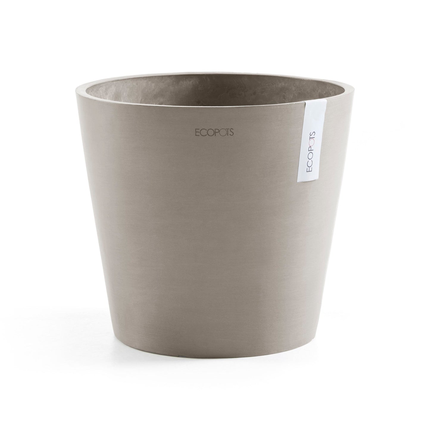 Kukkaruukku - Ecopots - Amsterdam 30cm taupe - Ecopotskauppa - Uuden aikakauden kukkaruukku