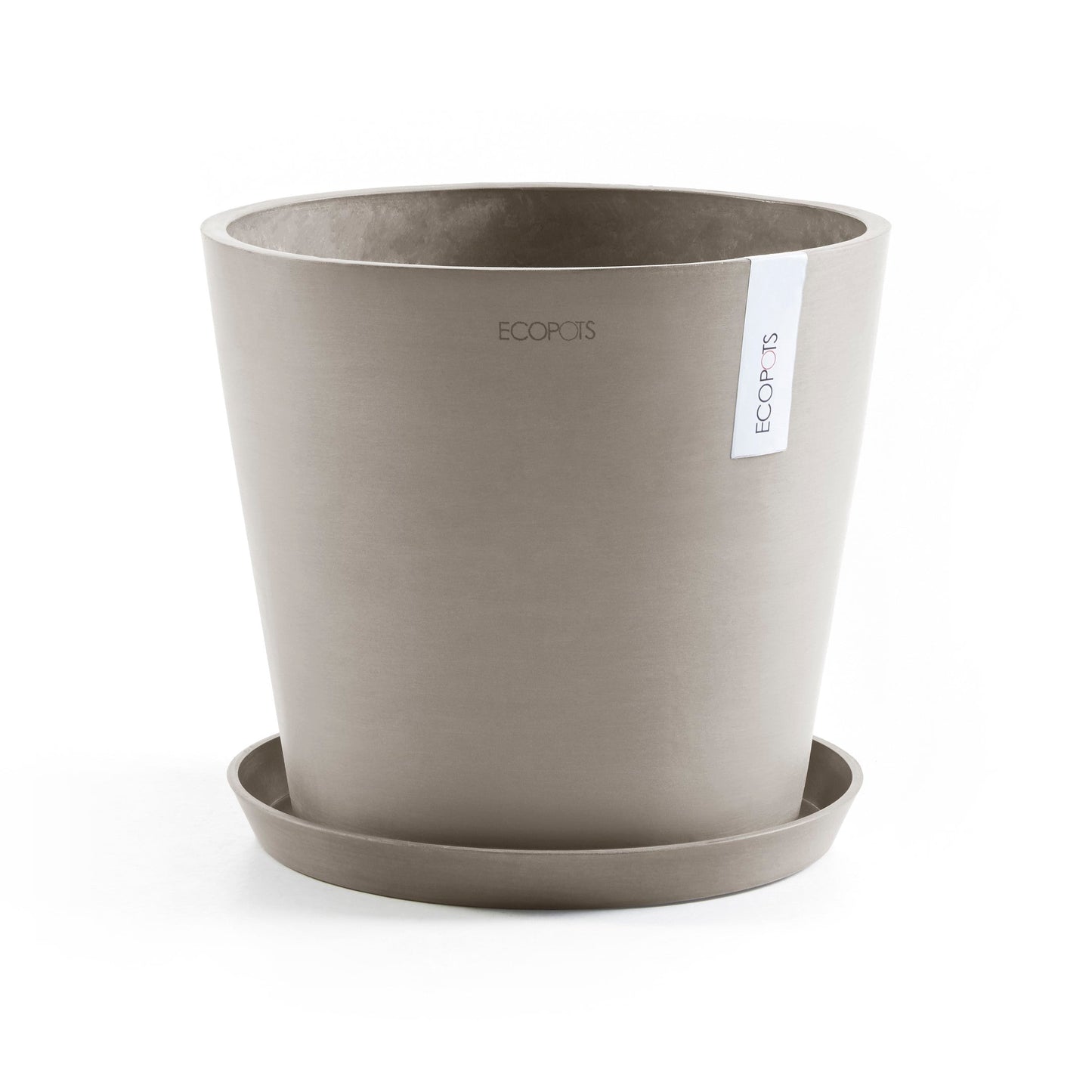 Kukkaruukku - Ecopots - Amsterdam 30cm taupe - Ecopotskauppa - Uuden aikakauden kukkaruukku