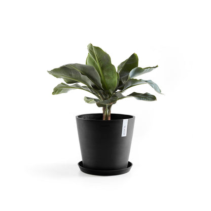 Kukkaruukku - Ecopots - Amsterdam 40cm tummanharmaa - Ecopotskauppa - Uuden aikakauden kukkaruukku