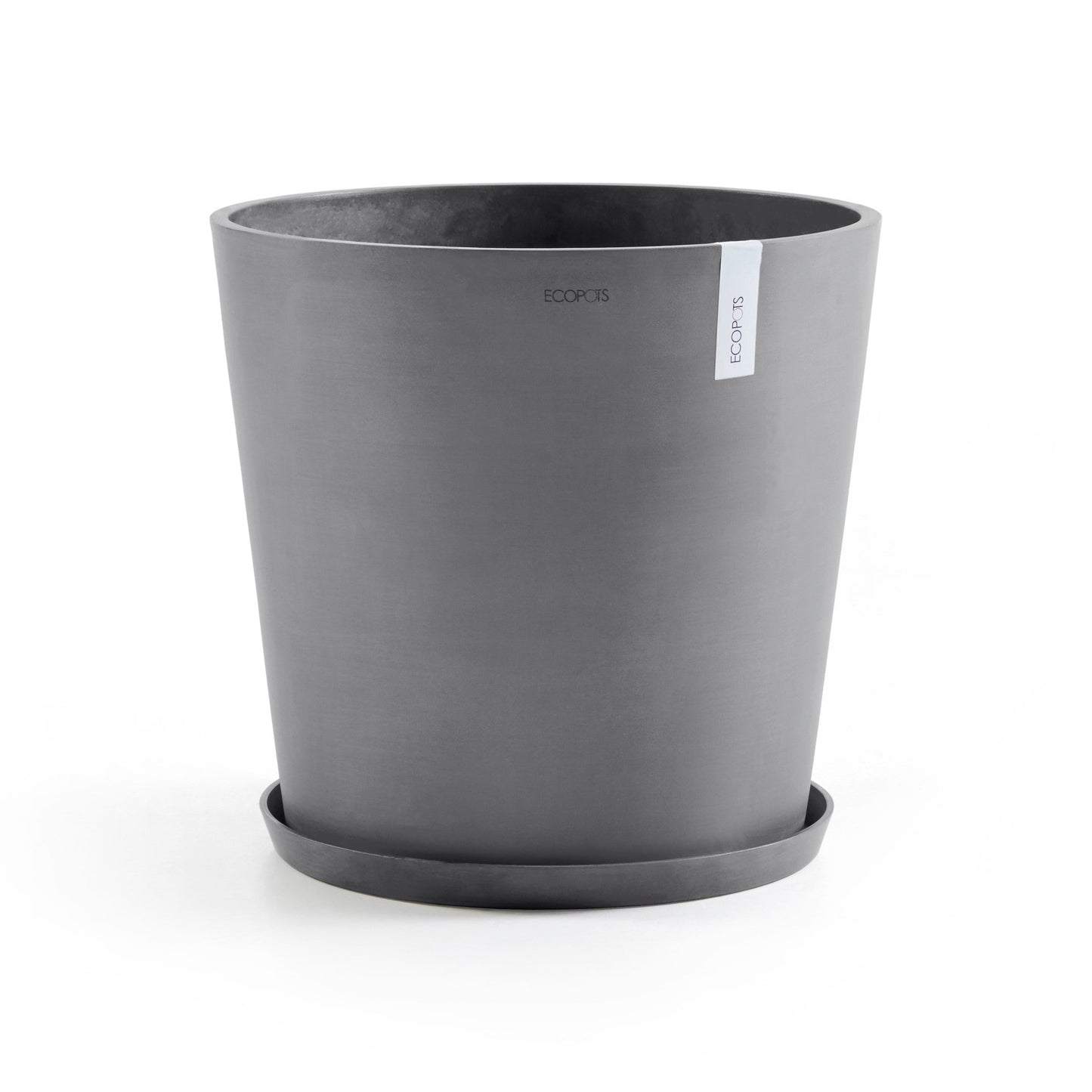 Kukkaruukku - Ecopots - Amsterdam 60cm harmaa - Ecopotskauppa - Uuden aikakauden kukkaruukku