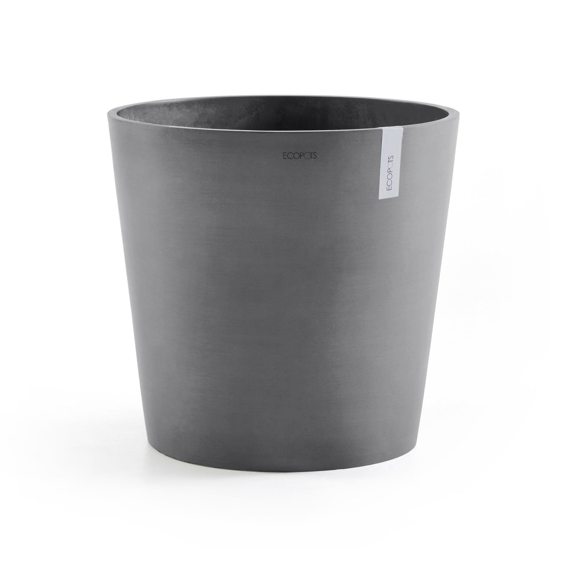 Kukkaruukku - Ecopots - Amsterdam 60cm harmaa - Ecopotskauppa - Uuden aikakauden kukkaruukku