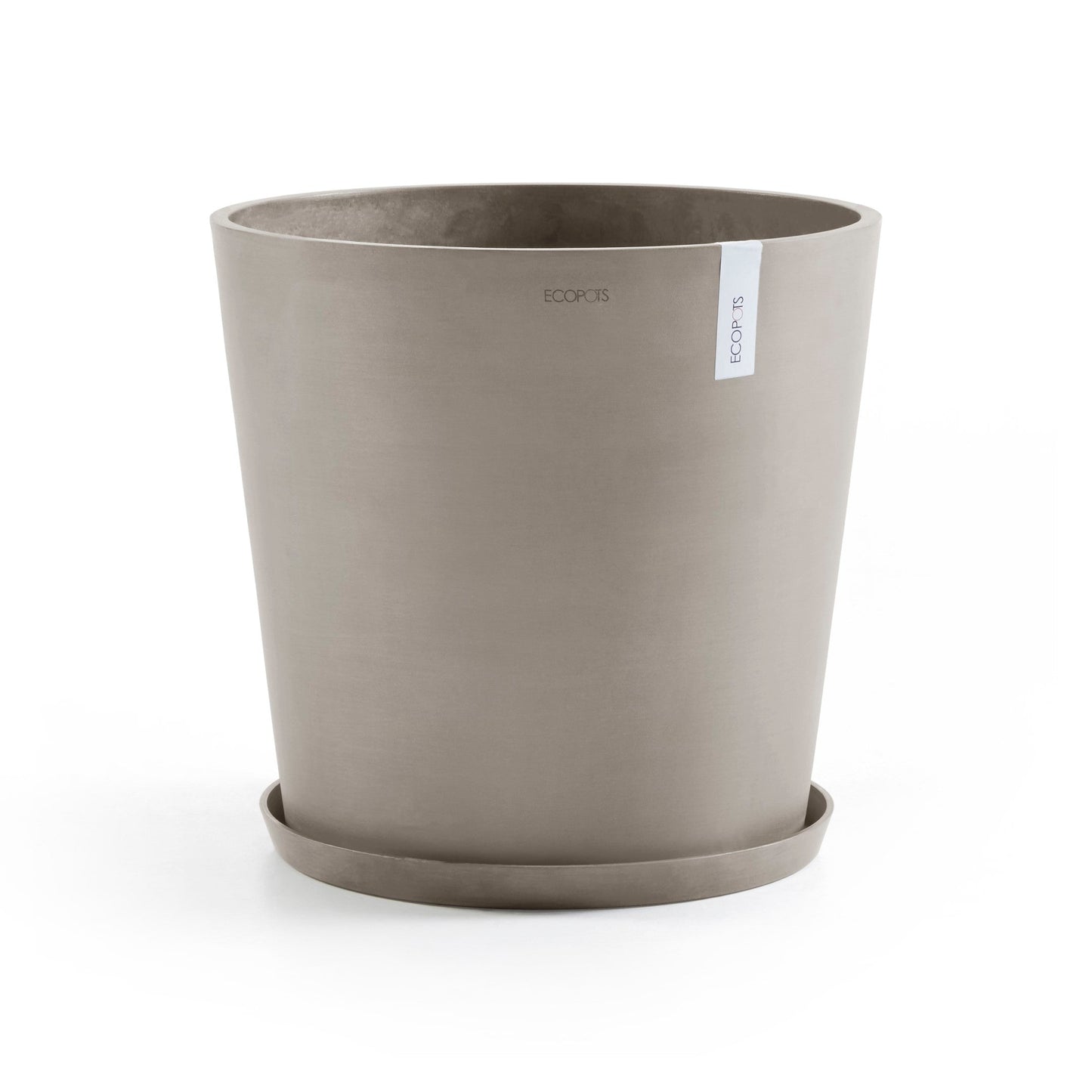 Kukkaruukku - Ecopots - Amsterdam 60cm taupe - Ecopotskauppa - Uuden aikakauden kukkaruukku