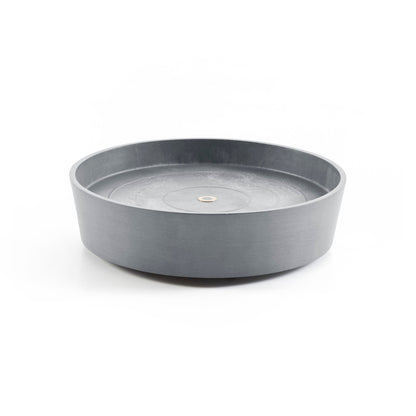 Kukkaruukku - Ecopots - Amsterdam aluslautanen pyörillä 50cm siniharmaa - Ecopotskauppa - Uuden aikakauden kukkaruukku
