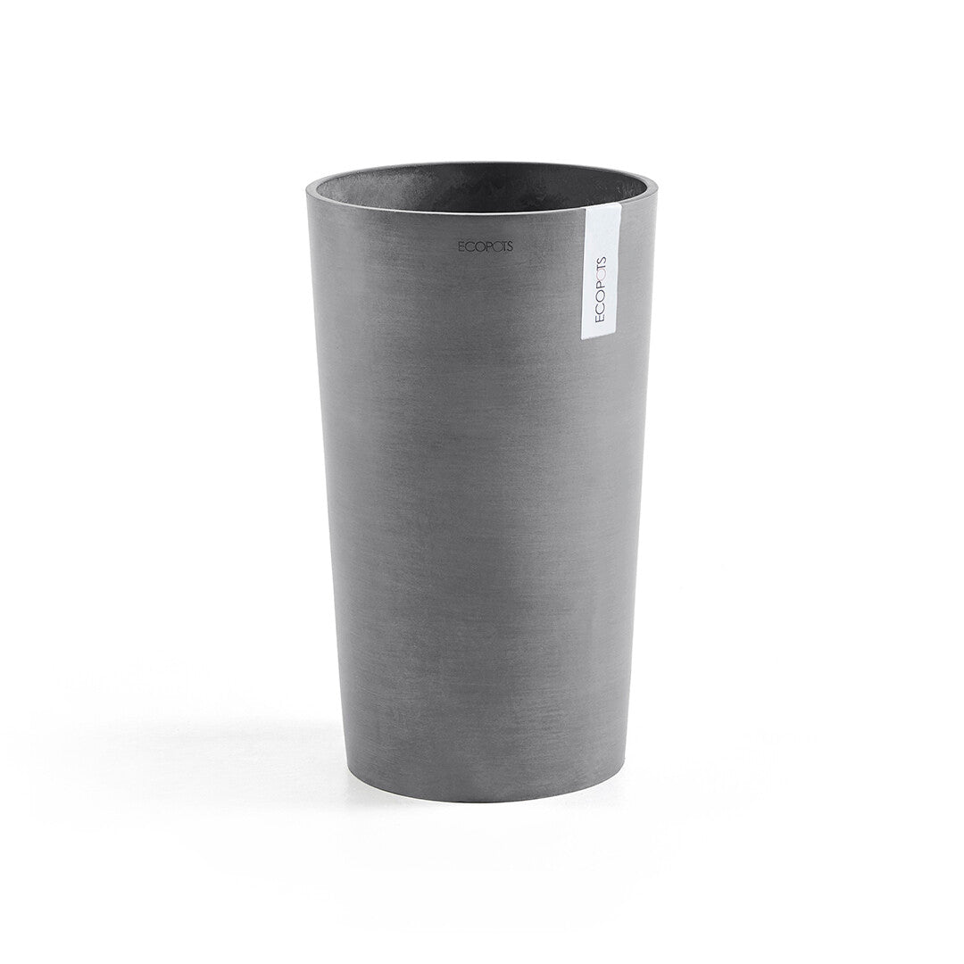 Kukkaruukku - Ecopots - Amsterdam keskikorkea 50cm harmaa - Ecopotskauppa - Uuden aikakauden kukkaruukku