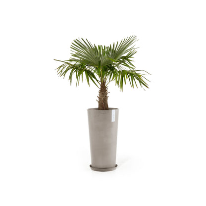Kukkaruukku - Ecopots - Amsterdam keskikorkea 66cm taupe - Ecopotskauppa - Uuden aikakauden kukkaruukku