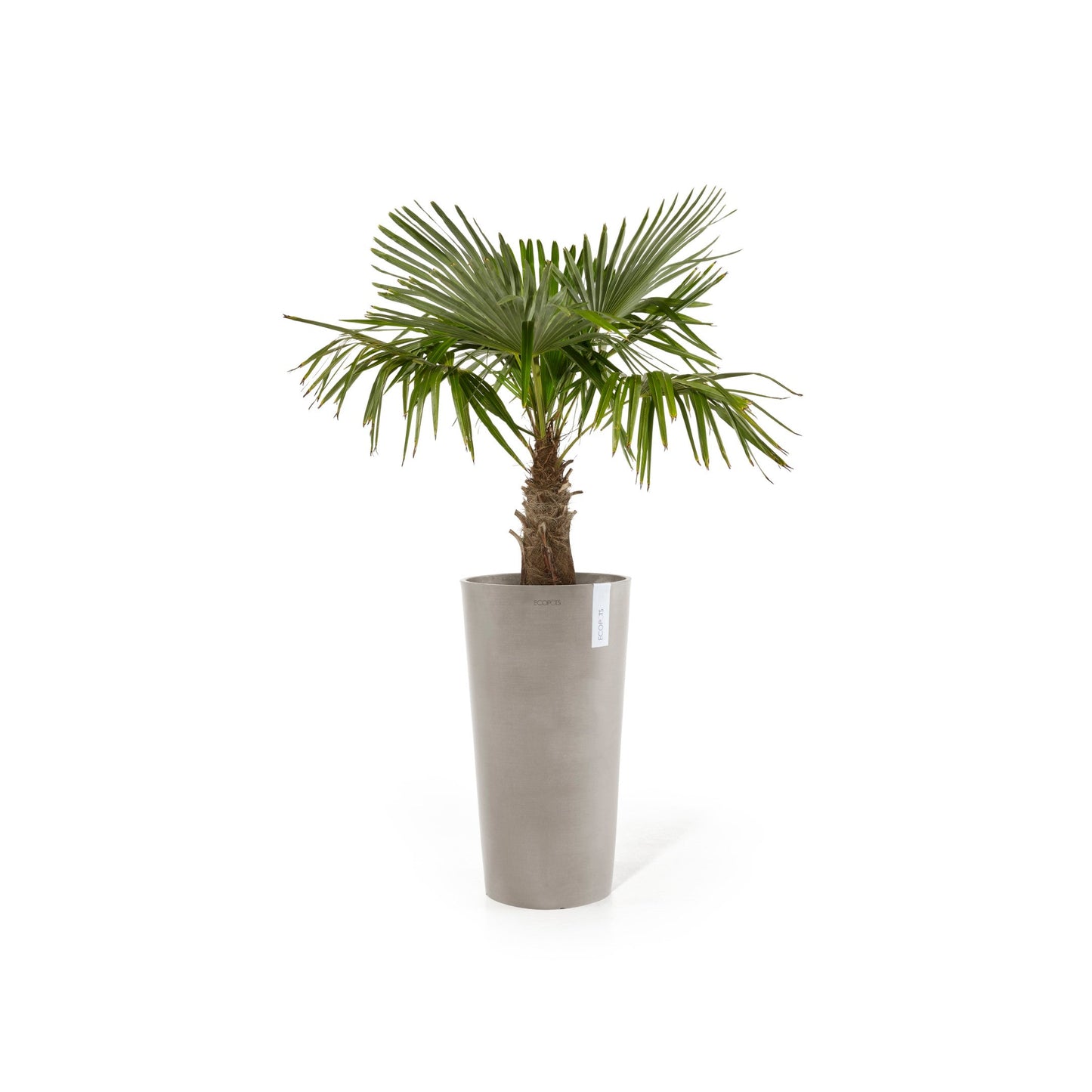 Kukkaruukku - Ecopots - Amsterdam keskikorkea 66cm taupe - Ecopotskauppa - Uuden aikakauden kukkaruukku